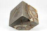 Wide, Polished Septarian Cube - Utah #207790-2